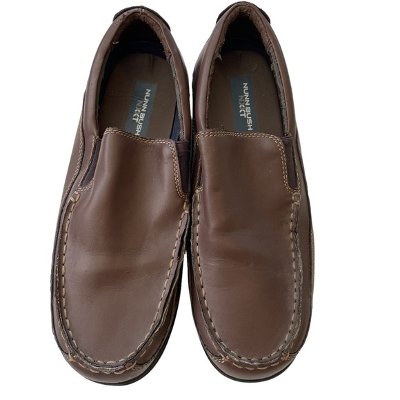 Nunn Bush Mens Dress Shoes Size 9 Brown - Picture 2 of 5